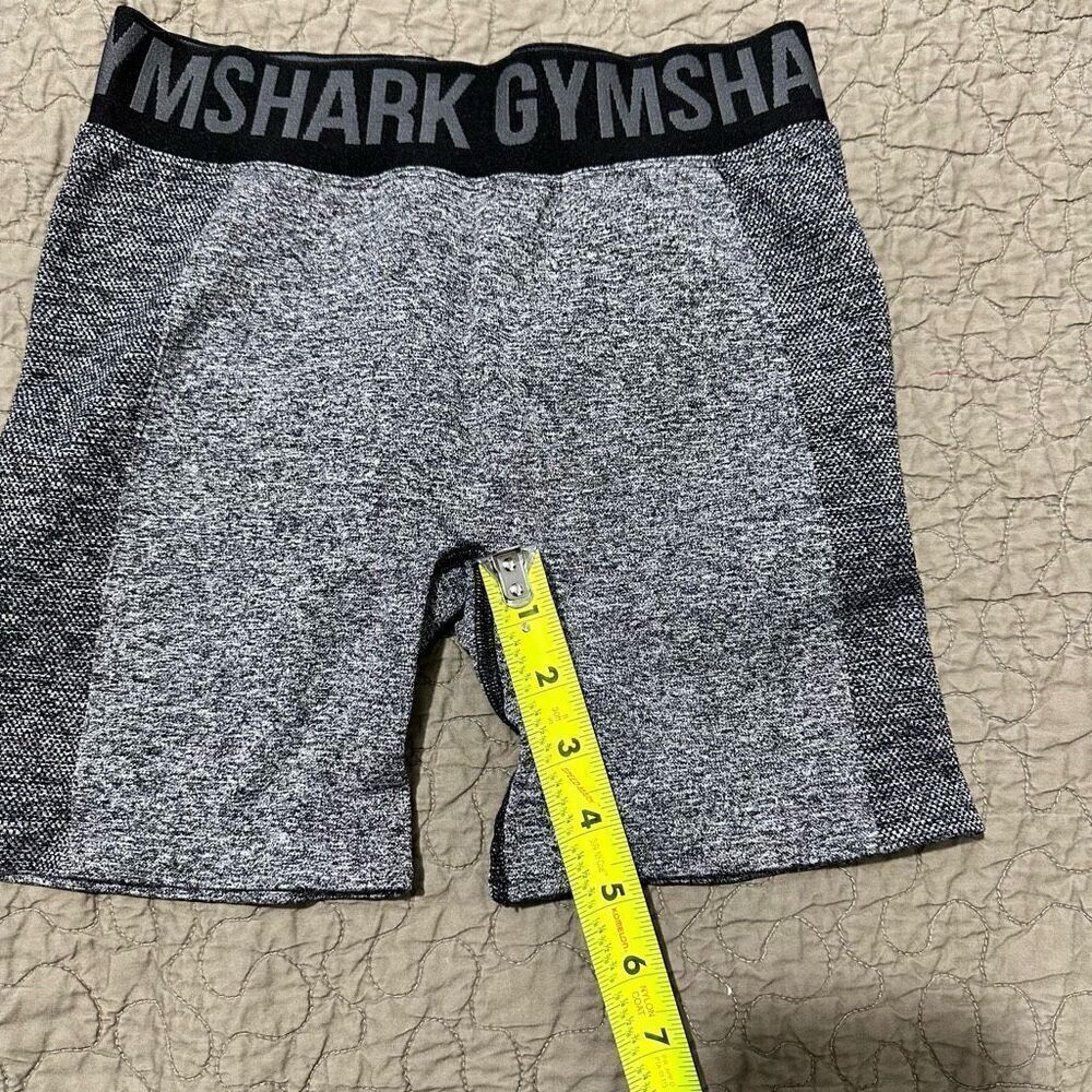 Gymshark Shorts Women small Flex Seamless Biker Bike Gray Athletic A716 - Picture 2 of 4